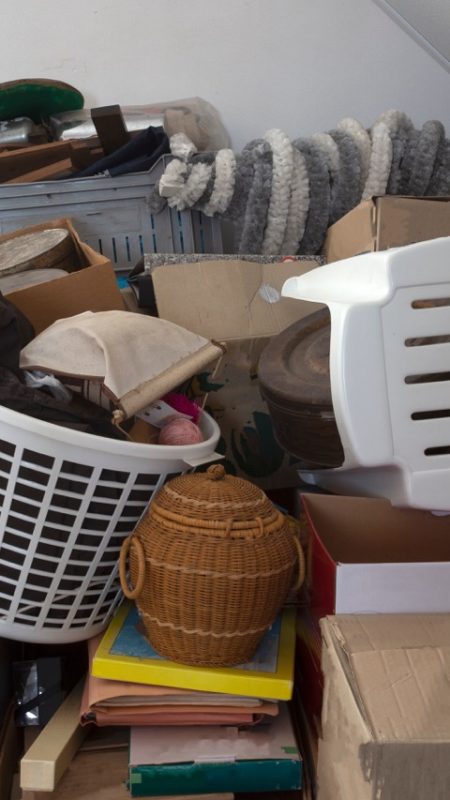 Pile,Of,Junk,In,A,House,,Hoarder,Room,Pile,Of Pile of junk in a house, hoarder room pile of household equipment needs clearing out storage